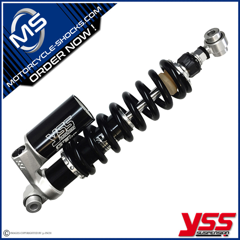 Yamaha XV 920 Virago 81-87 YSS custom shock absorber MGU-CB-366-385-TRCL-YXV_ALU-BLK