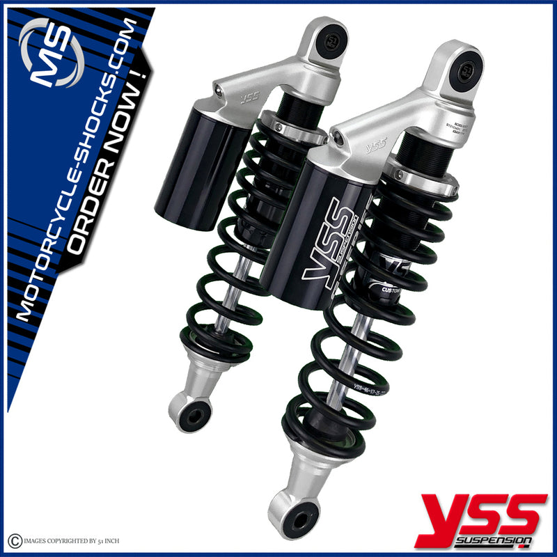 Moto Guzzi 850 T3 California 75-79 YSS shock absorbers RC302-T_M1048_ALU-BLK