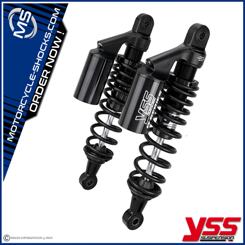 Moto Guzzi 850 T5 PA Polizia NC 88-93 YSS shock absorbers RC302-T_M1046_BLK-BLK