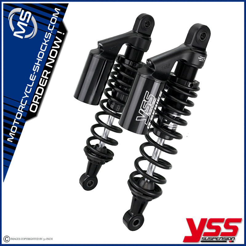 Moto Guzzi 850 T5 83-84 YSS shock absorbers RC302-T_M1050_BLK-BLK