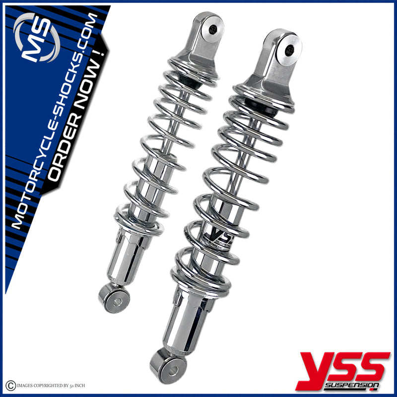 BMW R 65 LS 81-85 YSS shock absorbers RD222-320P-05_CHR-CHR-C000 > 10MM SHORTER