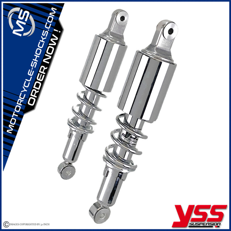 BMW R 80 ST 82-84 YSS shock absorbers RD222-320P-05_CHR-CHR-C100 > 10MM SHORTER