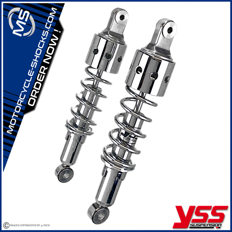 BMW R 90/6 74-75 YSS shock absorbers RD222-320P-05_CHR-CHR-C60P > 20MM SHORTER