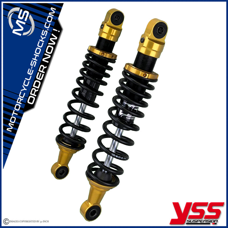 Harley Davidson XLH 883 Sportster Deluxe 89-92 YSS shock absorbers RE302-330T-47S_GOL