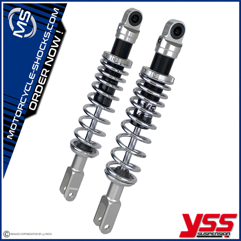 Honda CB 750 Four SOHC K0-K8 69-78 YSS shock absorbers RE302-335T-02_ALU-CHR