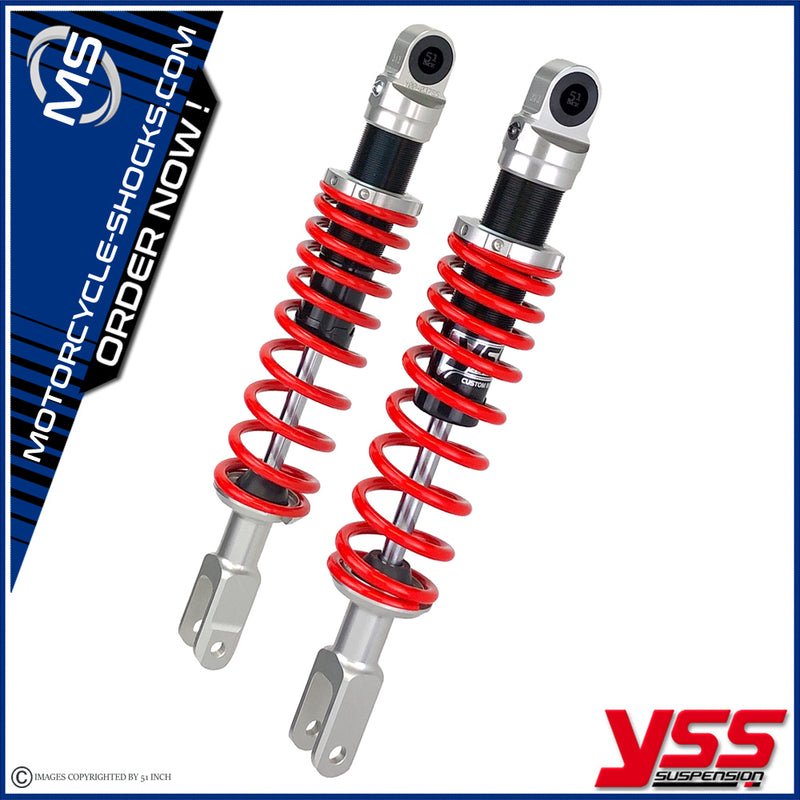 Honda CB 750 Four SOHC K0-K8 69-78 YSS shock absorbers RE302-335T-02_ALU-RED