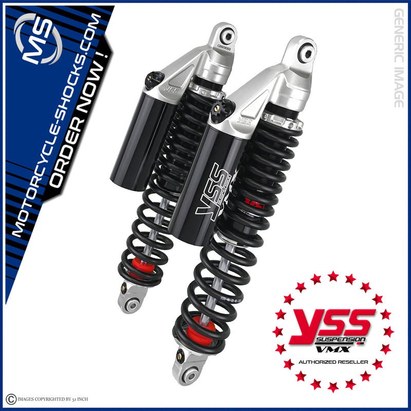 KTM GS 250 76-79 YSS VMX shock absorbers RG362-370TRC61VT